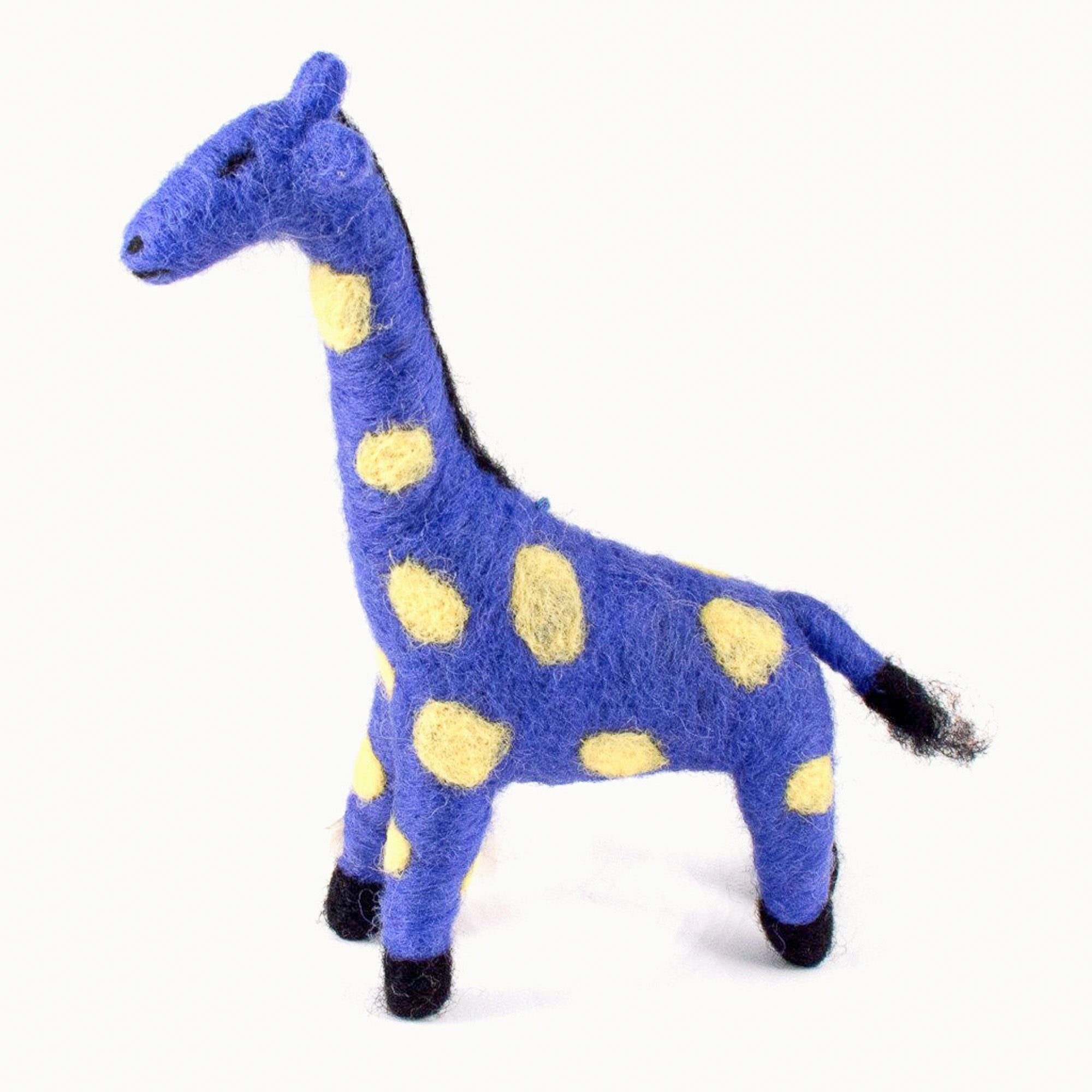 felted wool giraffe 